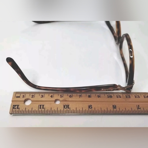 Valentino Tortoise Gold Eyeglasses Frames V164 518 130 - Picture 11 of 13